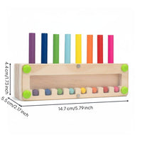 Color Matching Game Hand-Eye Coordination Wooden Peg Board Toy Early Education