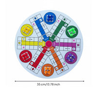 6 Player Ludo Board Simple Rules Flying Chess Game Board for Gatherings