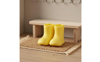OB11 Doll Shoes Material Silicone Doll Boots Versatile Styling Miniature Rain Boots for Dollhouse