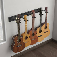 5 Guitar Wall Mount Heavy Duty 5 Guitar Wall Rack Adjustable Instrument Holder for Practice Room