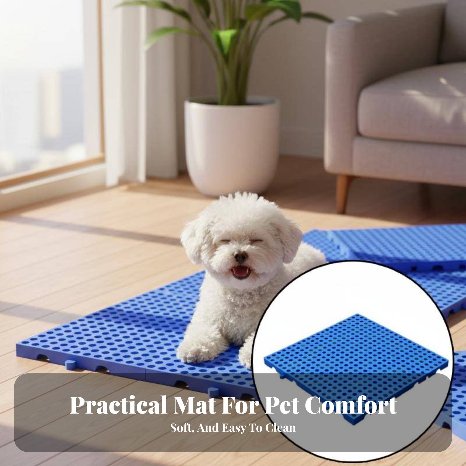 connectable Floor lattice Promotes Air Circulation Elevated Floor lattice for Kennels