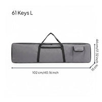 88 Key Piano Case Shockproof Musical Instrument Accessory Water Resistant