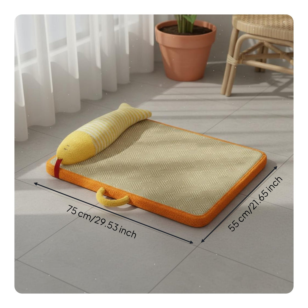 Pet Cooling Mat Breathable Cooling Pet Mat Non-Slip Bottom for Cats, Hot Weather