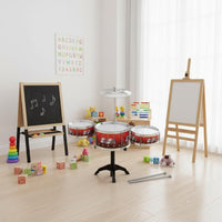 Junior Jazz Drum Kit Music Enlightenment Kids Drum Set for Young Children