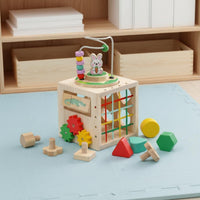 Bead Maze Cube Toy Large Anti-Swallow Pieces Multifunctional Learning Toy