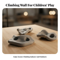 10 Pieces Rock Climbing Holds Set Textured Grips Kids' Rock Wall Handholds Non-Slip Texture Easy to Install