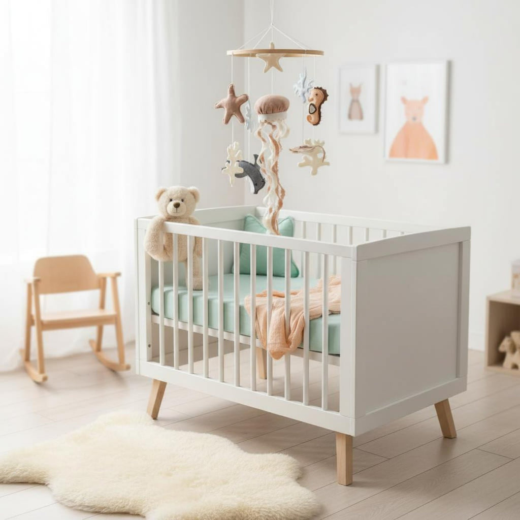 Creature Crib Mobile Hand-Eye Coordination Hanging Creature Toy Nordic Design