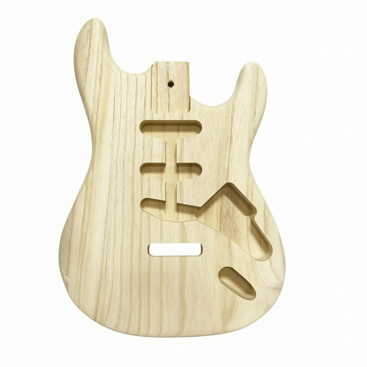 S and T Style Guitar Body Sanded Unfinished Guitar Body Polished