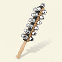 25 Early Learning Educational Wooden Bell Shaker Clear Sound Chime Shaker for Kids, Music Class, Preschool, Home Education