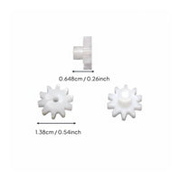 5 Pieces 2mm Bore Plastic Gears DIY Gear Set for Hobbyists