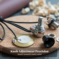 Piezo Pickup No Battery Required Piezo Touch Pickup Easy Installation Guitar Transducer System for Studio Music Production, Live Performance