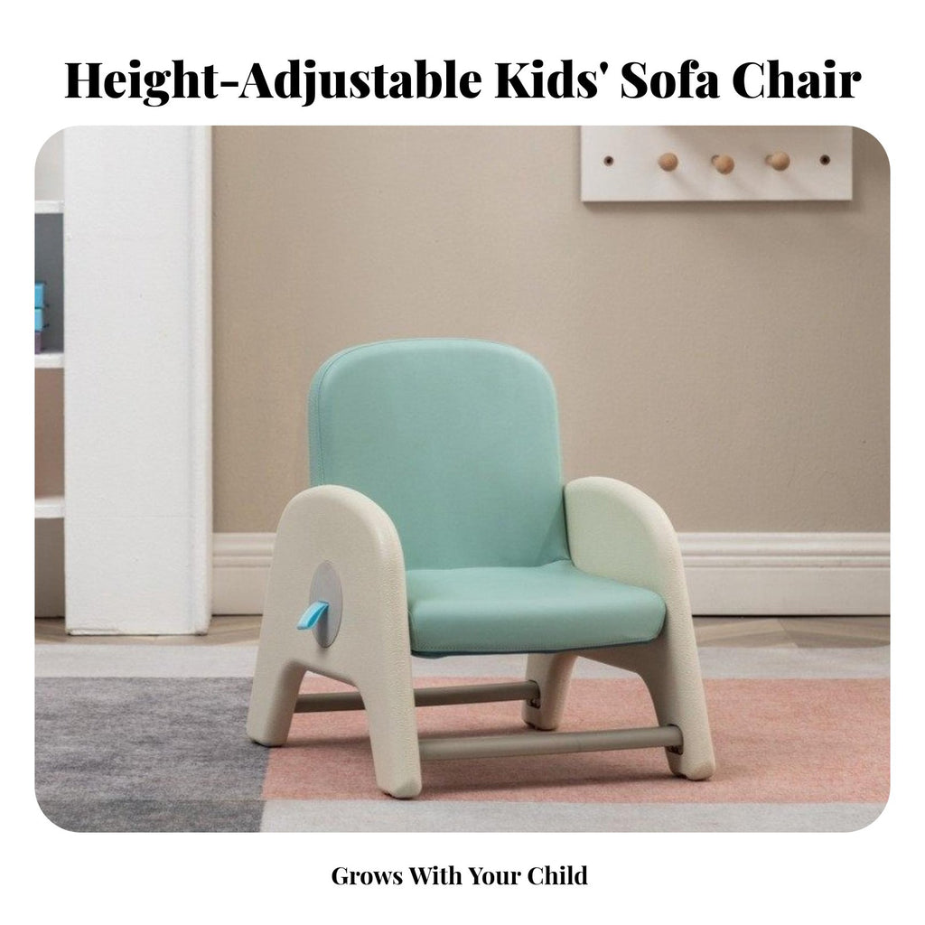 Height-Adjustable Toddler Chair Rounded Corners children's Furniture for Infants