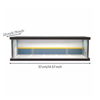 Parking Lot Scene Model Box Dust-Resistant LED Model Car Display Case for Hobbyists