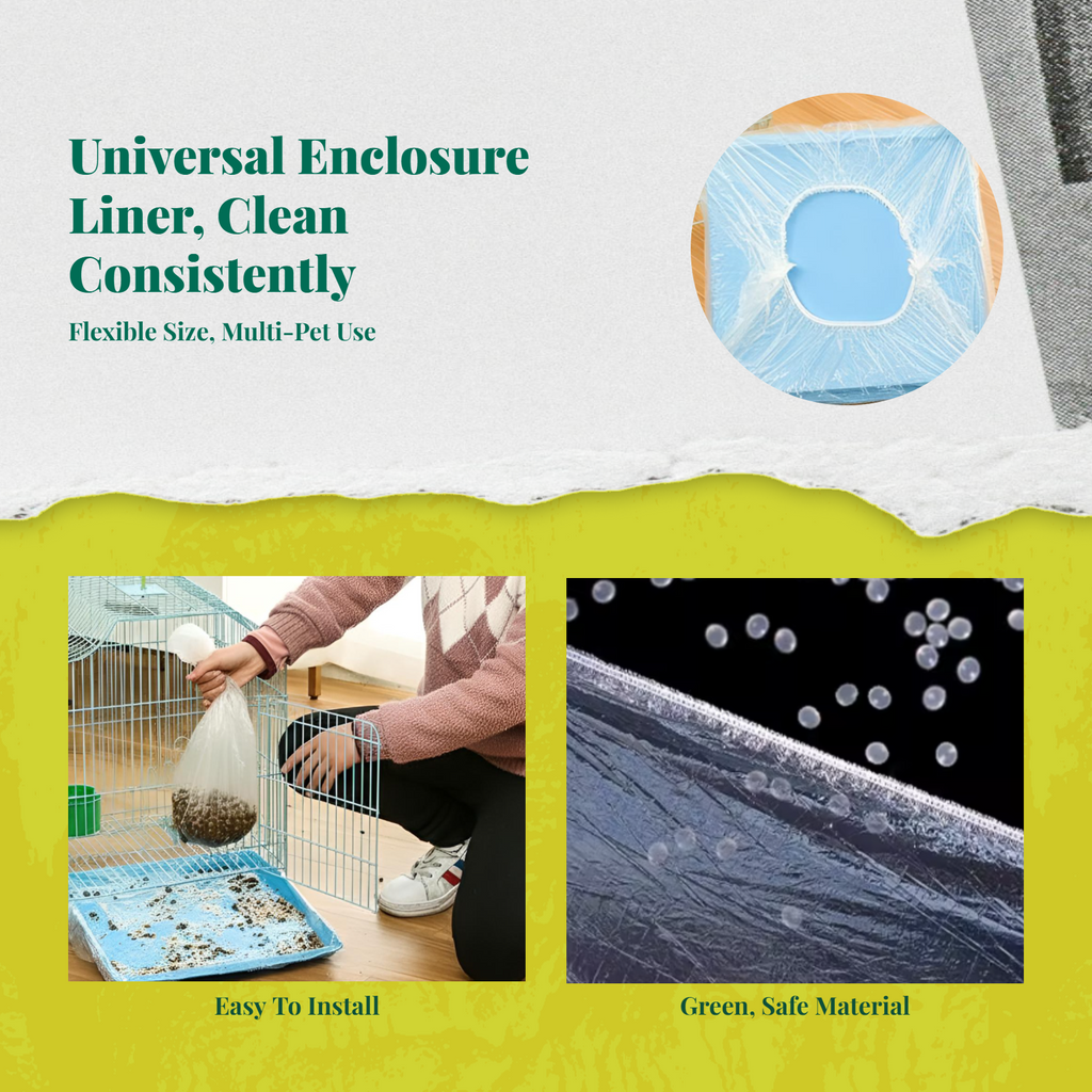 Odor-control absorbent cage liners