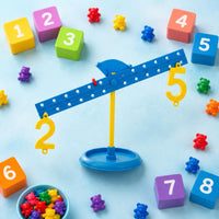 Number Balance Toy Problem Solving Math Balance Game Child-Centered Design