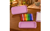 1/12 Scale Stationery Set Molded Dollhouse Clipboard Set Multi-Color