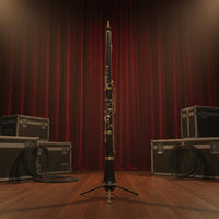Woodwind Instrument Stand Foam-Padded Clarinet Tripod Stand Lightweight