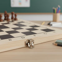 Portable Chess Set Foldable Design Travel Chess Set Easy to Carry for Students