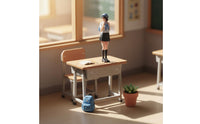 1/64 Scale Female Figure Highly Detailed Painted Resin Person for Hobbyists