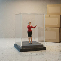 1:64 Scale Miniature Scene Collectible Online Broadcast Host Doll Set