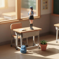 1/64 Scale Female Figure Highly Detailed Painted Resin Person for Hobbyists