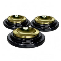 3 Pieces Grand Piano Foot Pad Non-Slip Round Piano Foot Pad Anti-Vibration