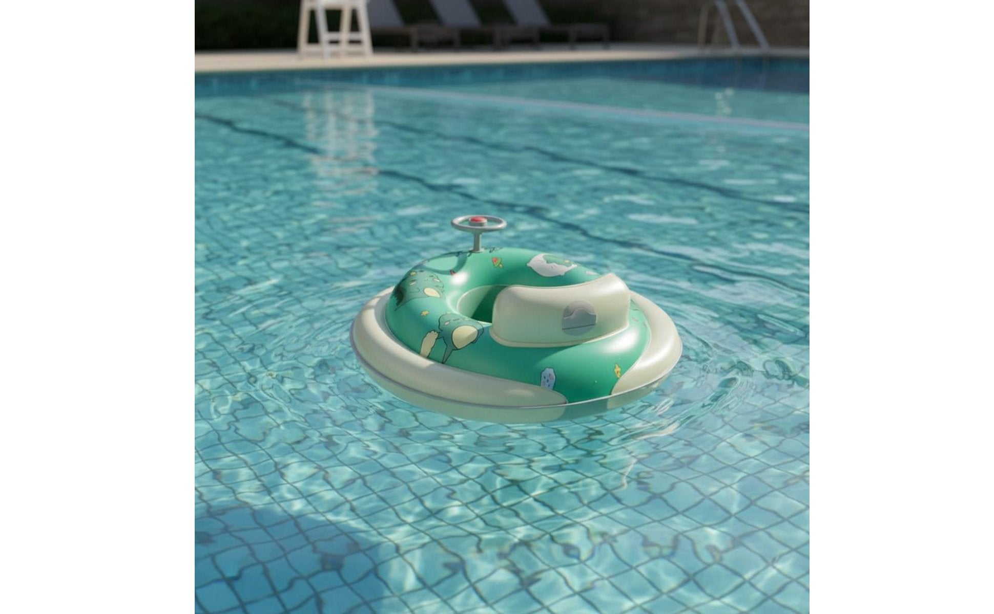 Baby Swim Buoy with Seat Stable Balance Swim Collar with Seat Soft Feel
