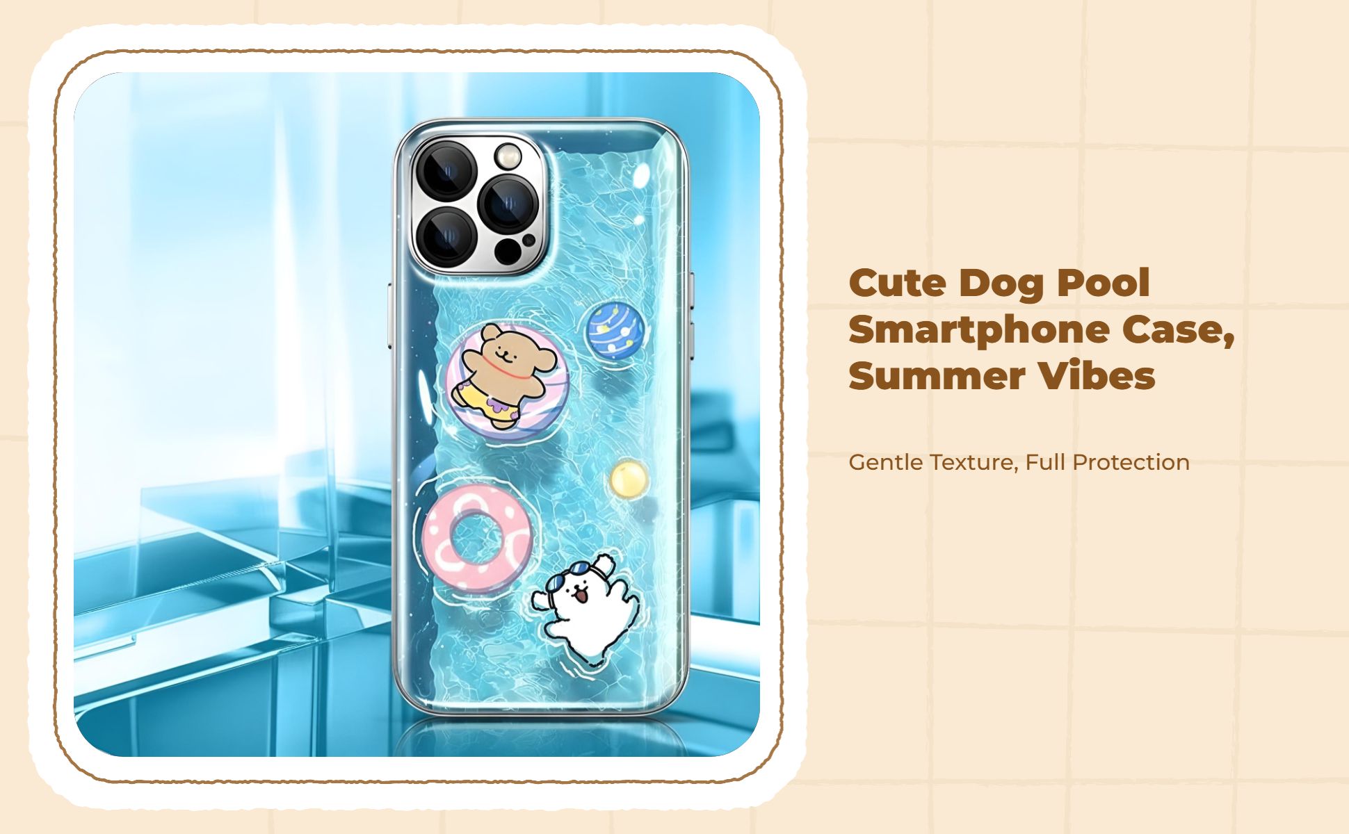 Shockproof silicone dog case