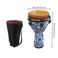 African Hand Drum Easy to Learn Bright Tone Percussion Instrument for Beginners