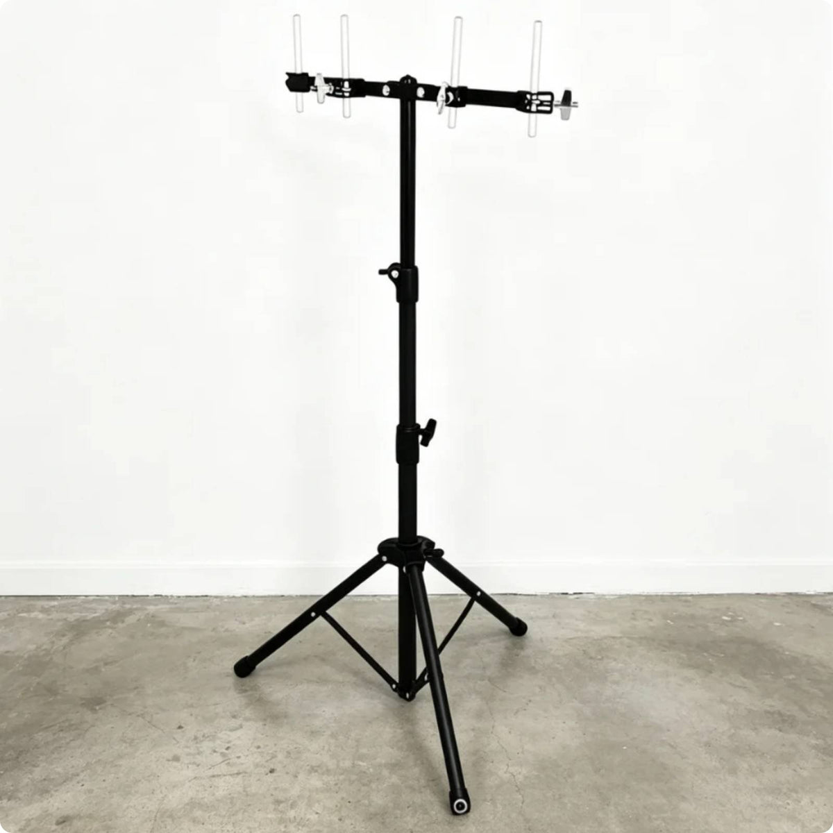Adjustable Cowbell Stand Space-Saving Cowbell Combo Stable Base to Transport Musical Gear for Drummers, Studio