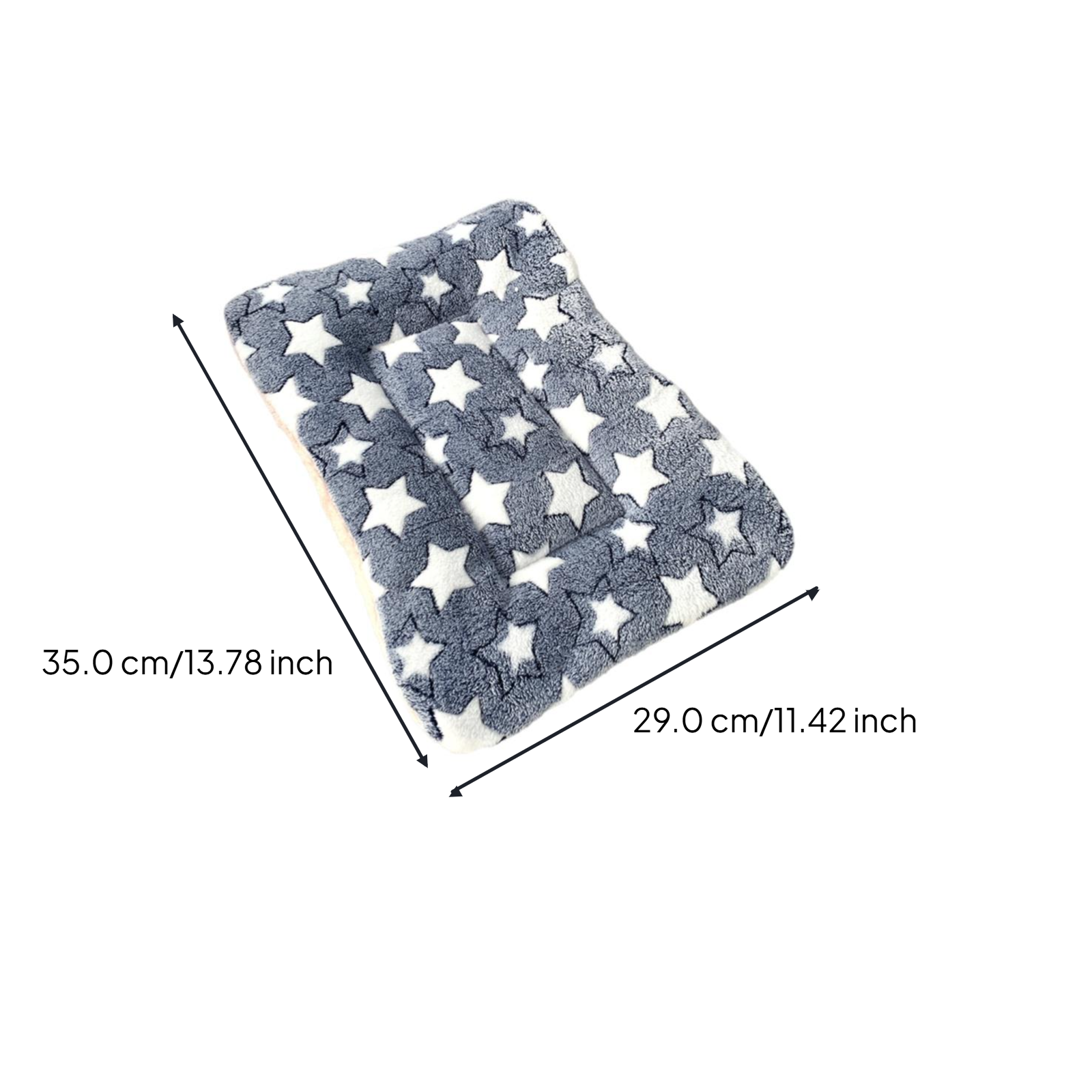 Automatic Heating Pet Bed Mat, Non-Slip, Washable, Gray