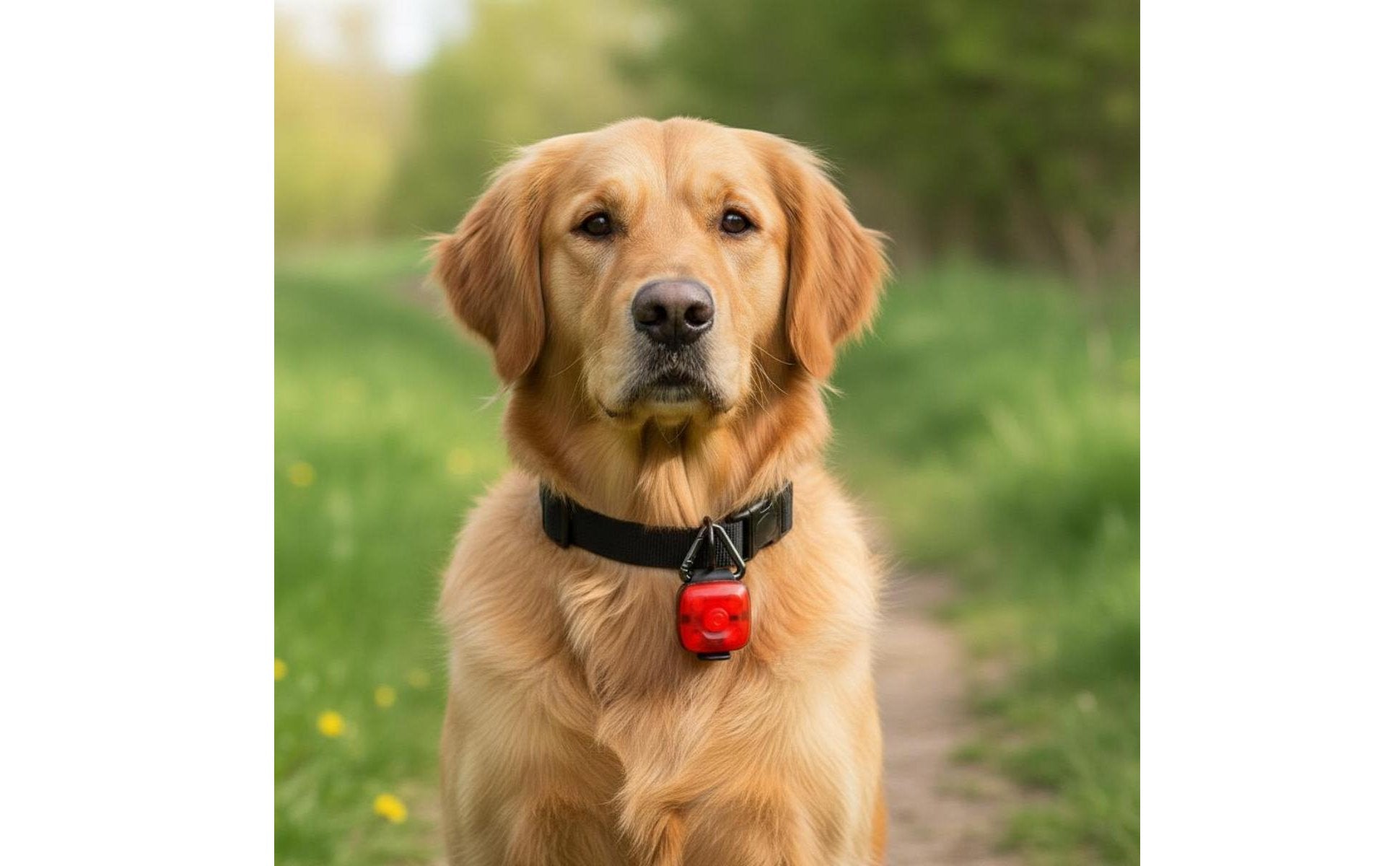 Rechargeable Dog Walking Light Lightweight Glowing Pet Attachment for Camping