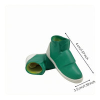 1/6 Scale Doll Boots Rounded Toe Ankle-High Doll Shoes Realistic Look Miniature Footwear