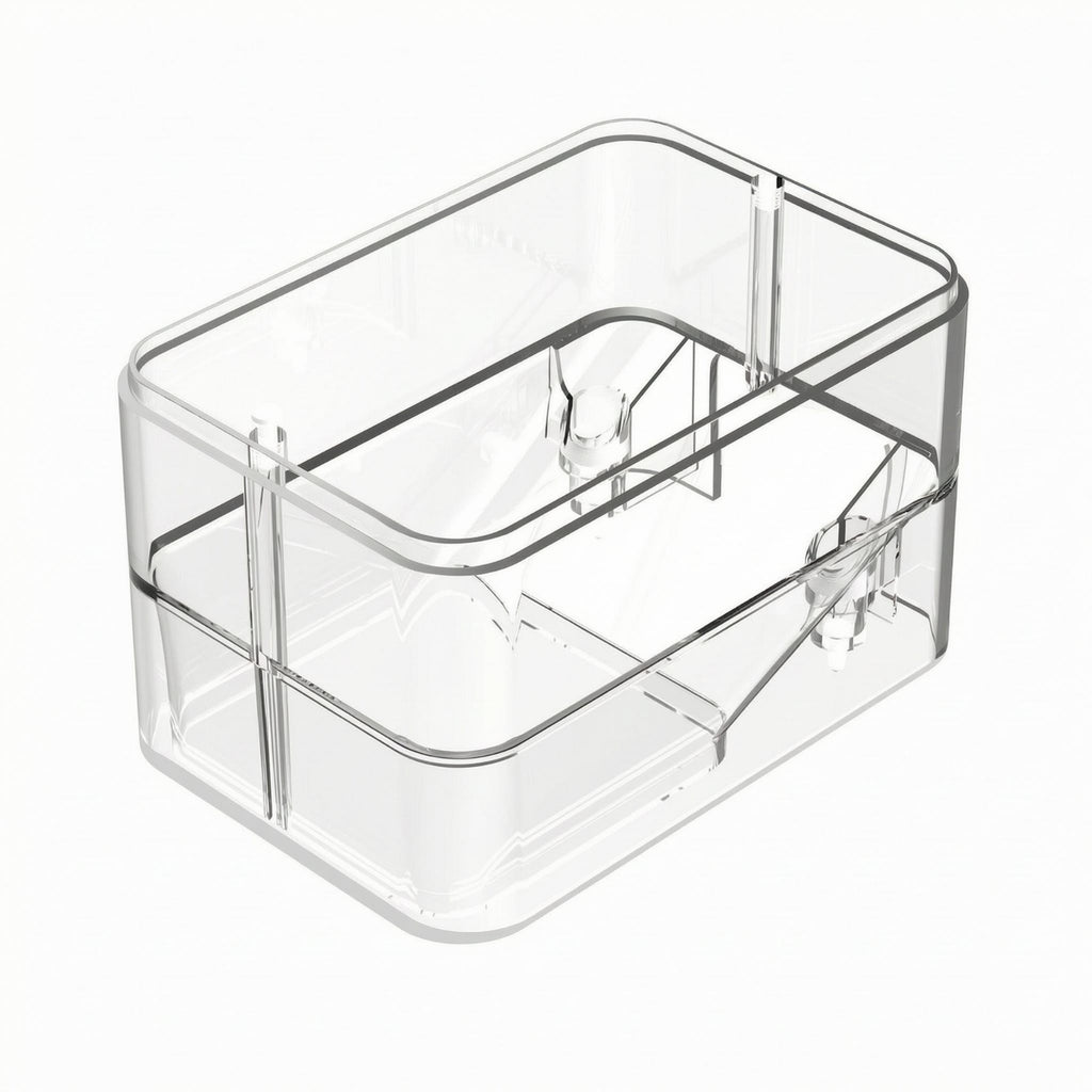 Automatic Aquarium Aquatic Feeder Clear Lid Aquatic Food Container Easy Setup