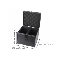PSA Card Storage Box Foam Lined TCG Card Organizer Box Shockproof for Collectors