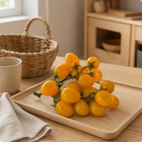 Artificial Cherry Tomato Bunch Photography Prop Decor Item Decorative Table Ornament for Classroom Props