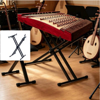 Yangqin Stand Tilt Angle Hammered Dulcimer Stand Portable for Artists, Instrumentalists, Concert, Rehearsal Room