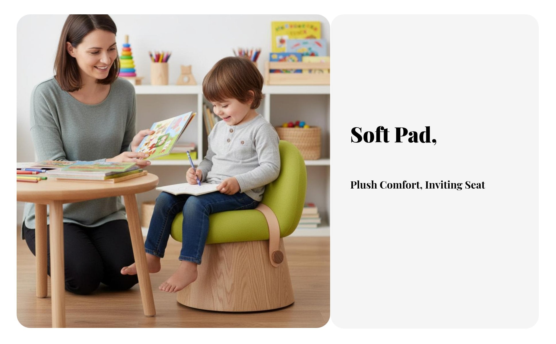 Sproutrear Kids Chair transformable 2-in-1 Design Upholstered child's Armchair