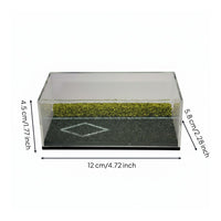 1:64 Car Display Box Collectible Storage for Desk, Collectors