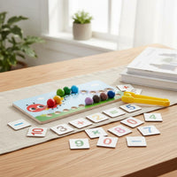 Bead Game Parent-Child Interaction Number Matching Game