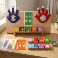 Wooden Math Learning Board Educational Addition Subtraction Board Early STEM