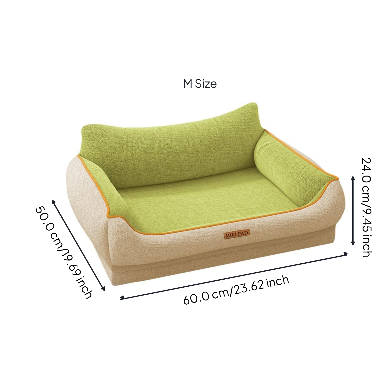 Orthopedic Dog Bed, Removable Cover, Non-Slip Sofa