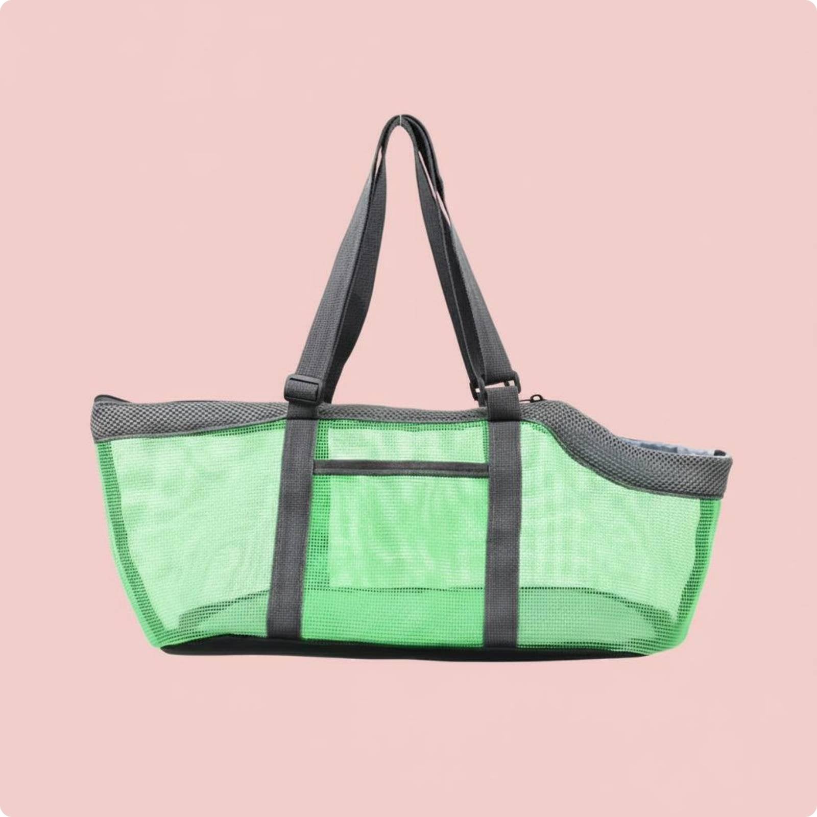 Mesh Pet Carrier Bag Foldable Mesh Pet Carrier Lightweight for Travel