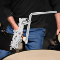 Cowbell Holder Clamp Secure Clamping Bass Drum Hoop Mount Long-Lasting