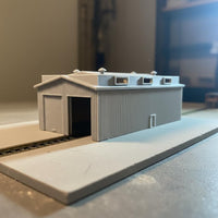 1/160 Railroad Shed DIY Miniature Rail Warehouse Scenery