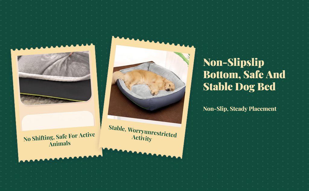 Orthopedic Dog Bed, Washable, Removable Cover, All Seasons