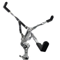 Snare Drum Stand Secure Hold Percussion Hardware Rubber Tipped Supports Gear for Rehearsal Studio