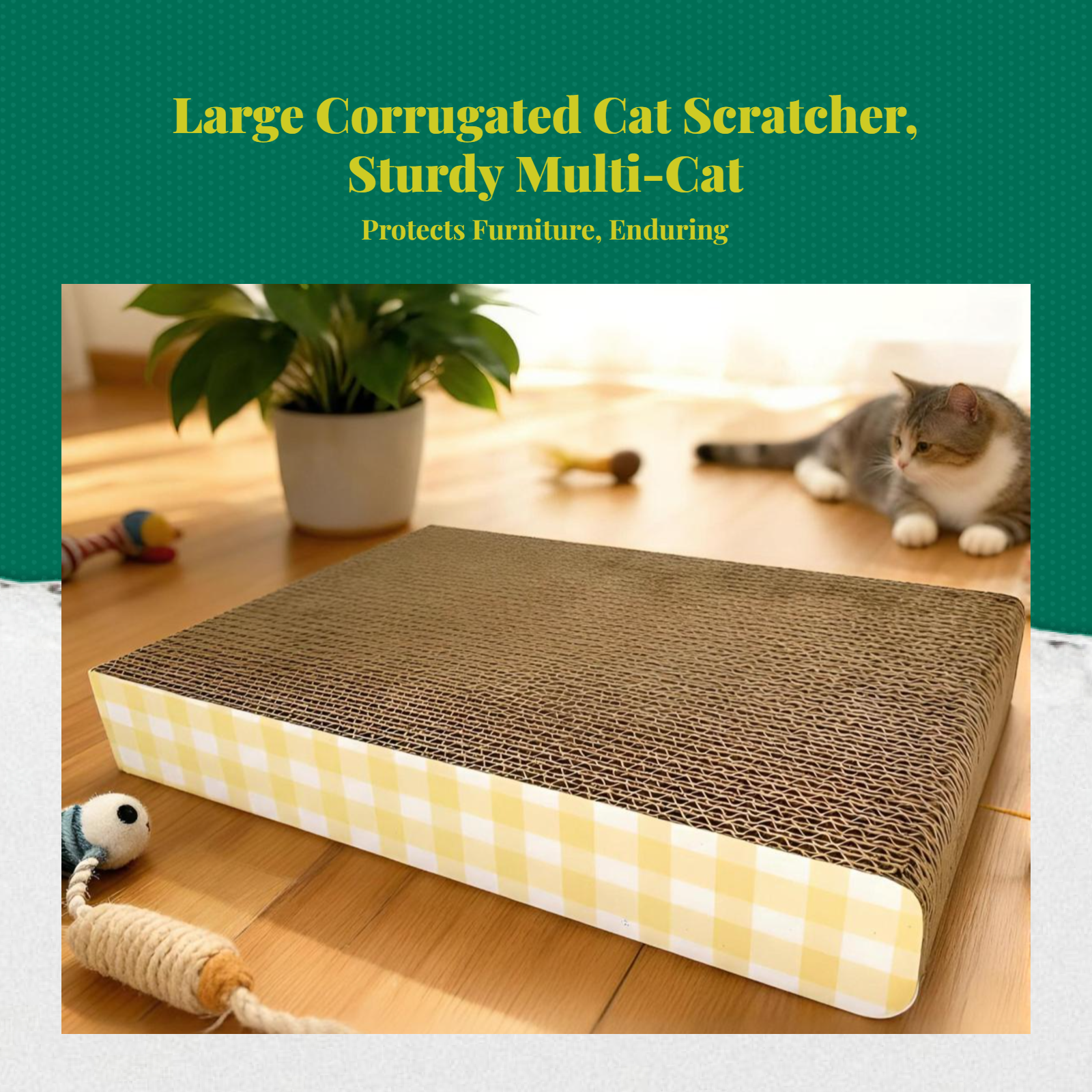 Cardboard Cat Scratcher Lounge