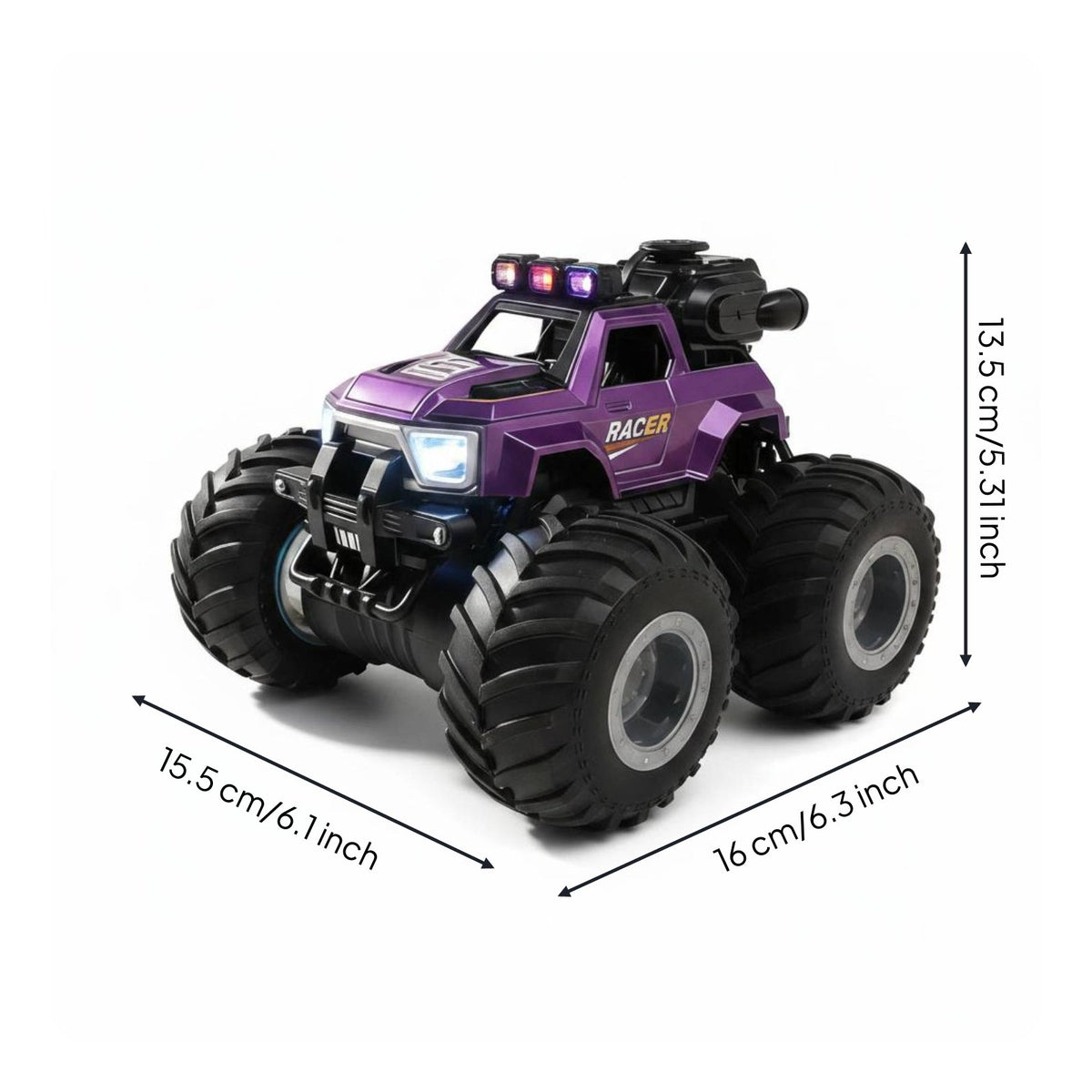 Spray Monster Truck 4WD Trick Monster Truck Music for Boys