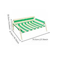 Elevated Dog Bed Water-Resistant-Proof Raised Pet Cot Long-Lasting for Indoor